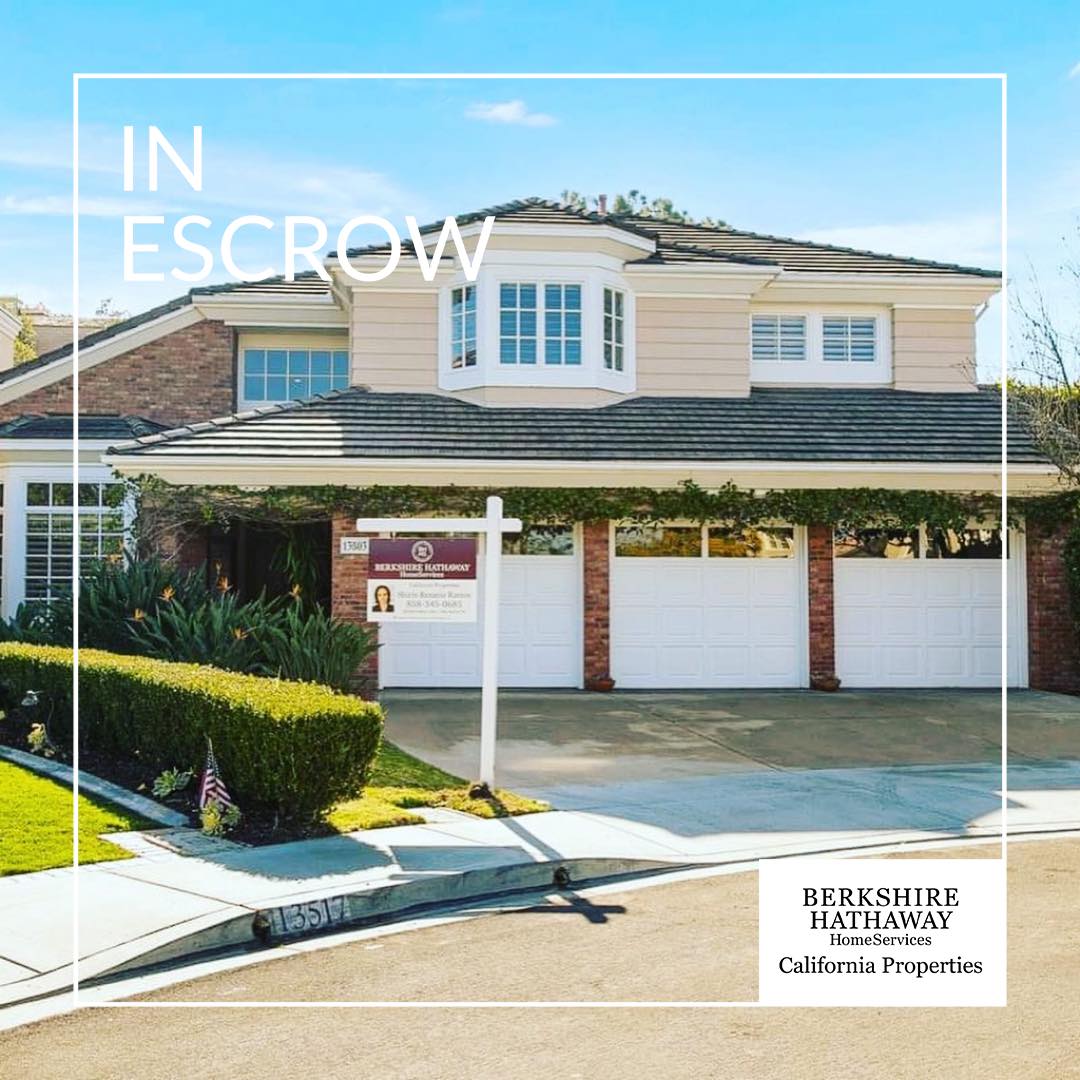 In Escrow! 4 BR/3.5 Bath Home in Carmel Valley!