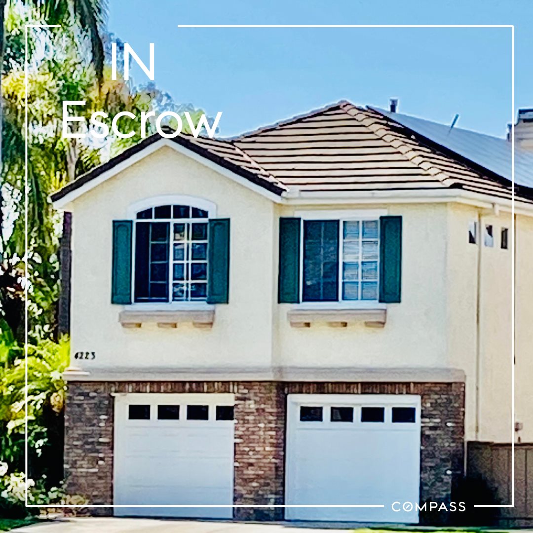 In Escrow! 4 BR/3 Bath Home in Carmel Valley!