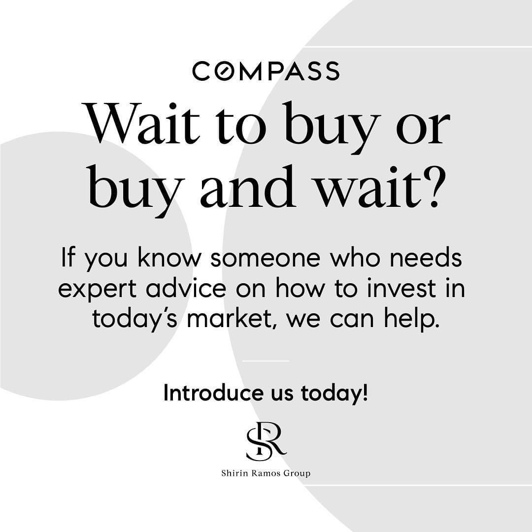 Wait to Buy or Buy and Wait? 