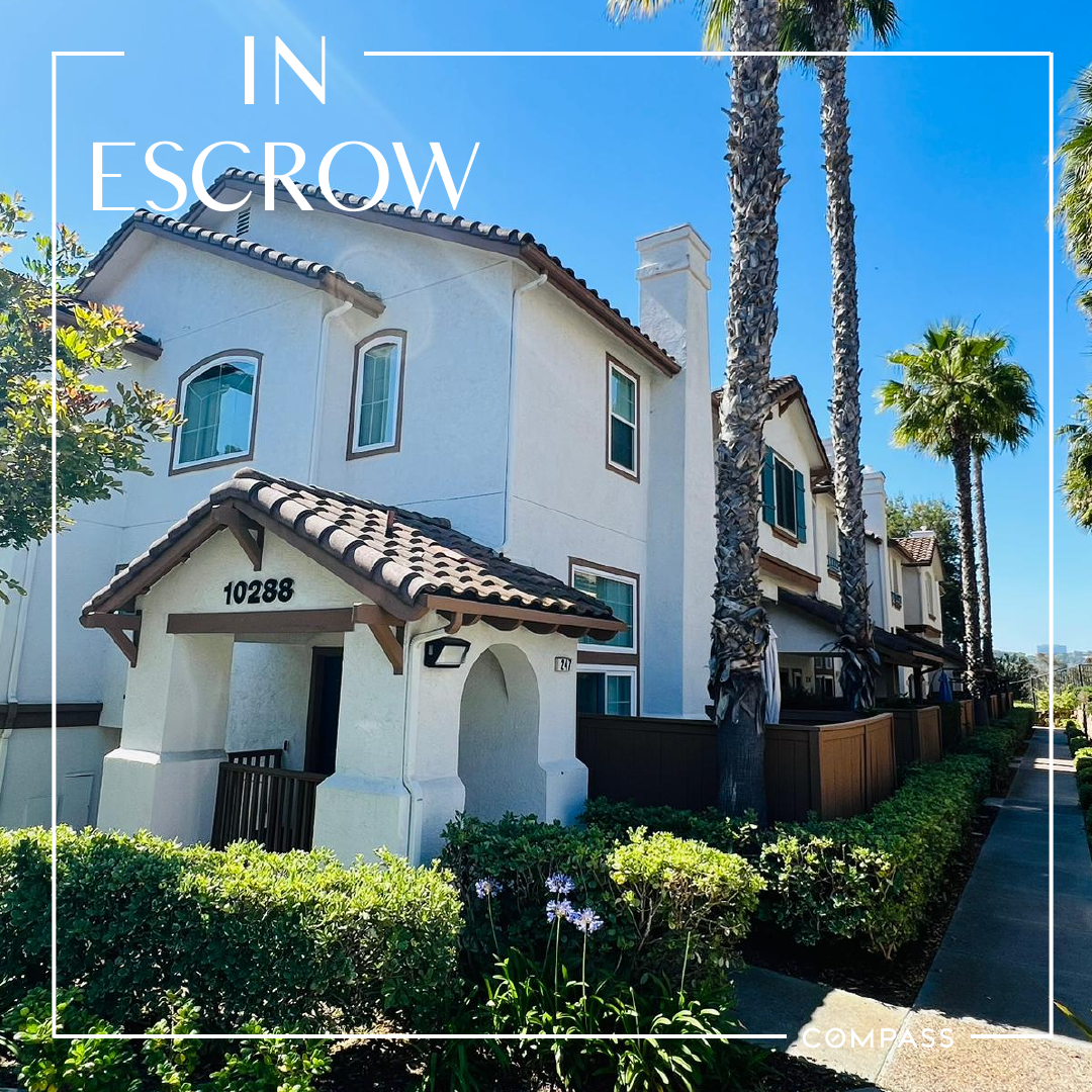 In Escrow! 2 BR Townhome in Sorrento Valley