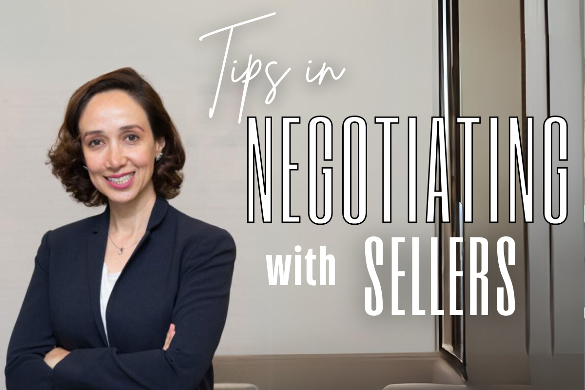 Tips in Negotiating with Sellers