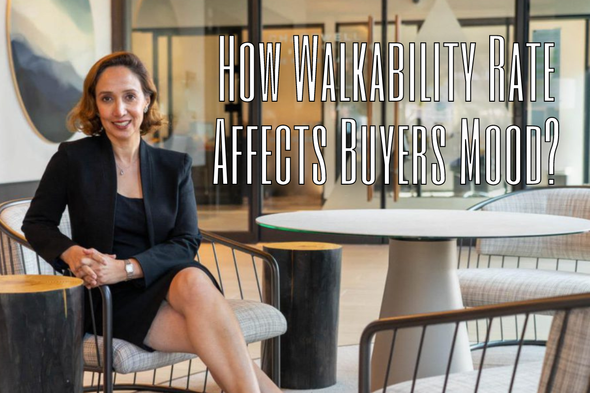 How Walkability Rate Affects Buyers Mood?