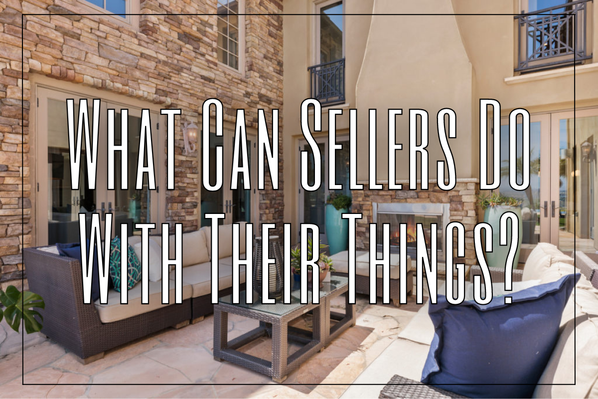 What Can Sellers Do With Their Things?