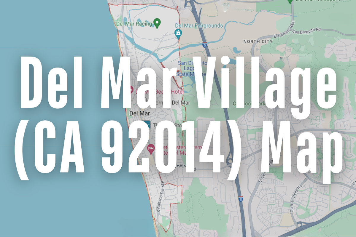 Del Mar Village, CA 92014 Map