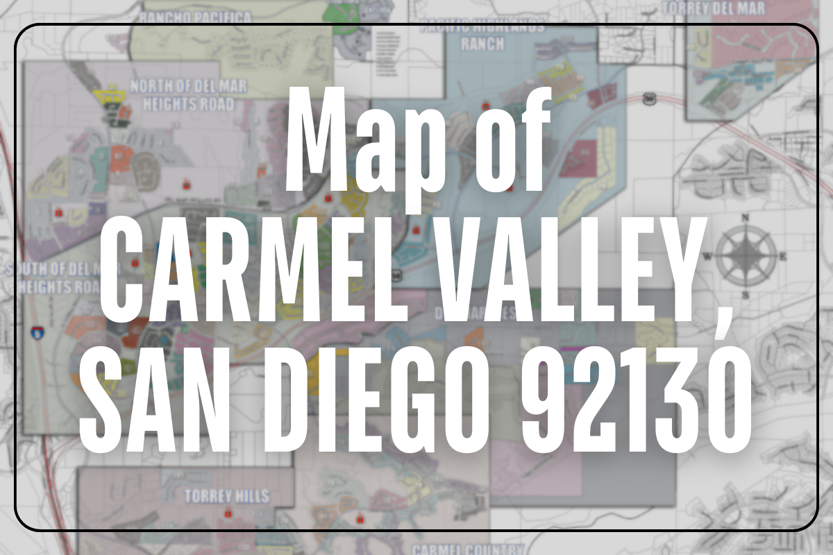 Map of Carmel Valley, San Diego 92130